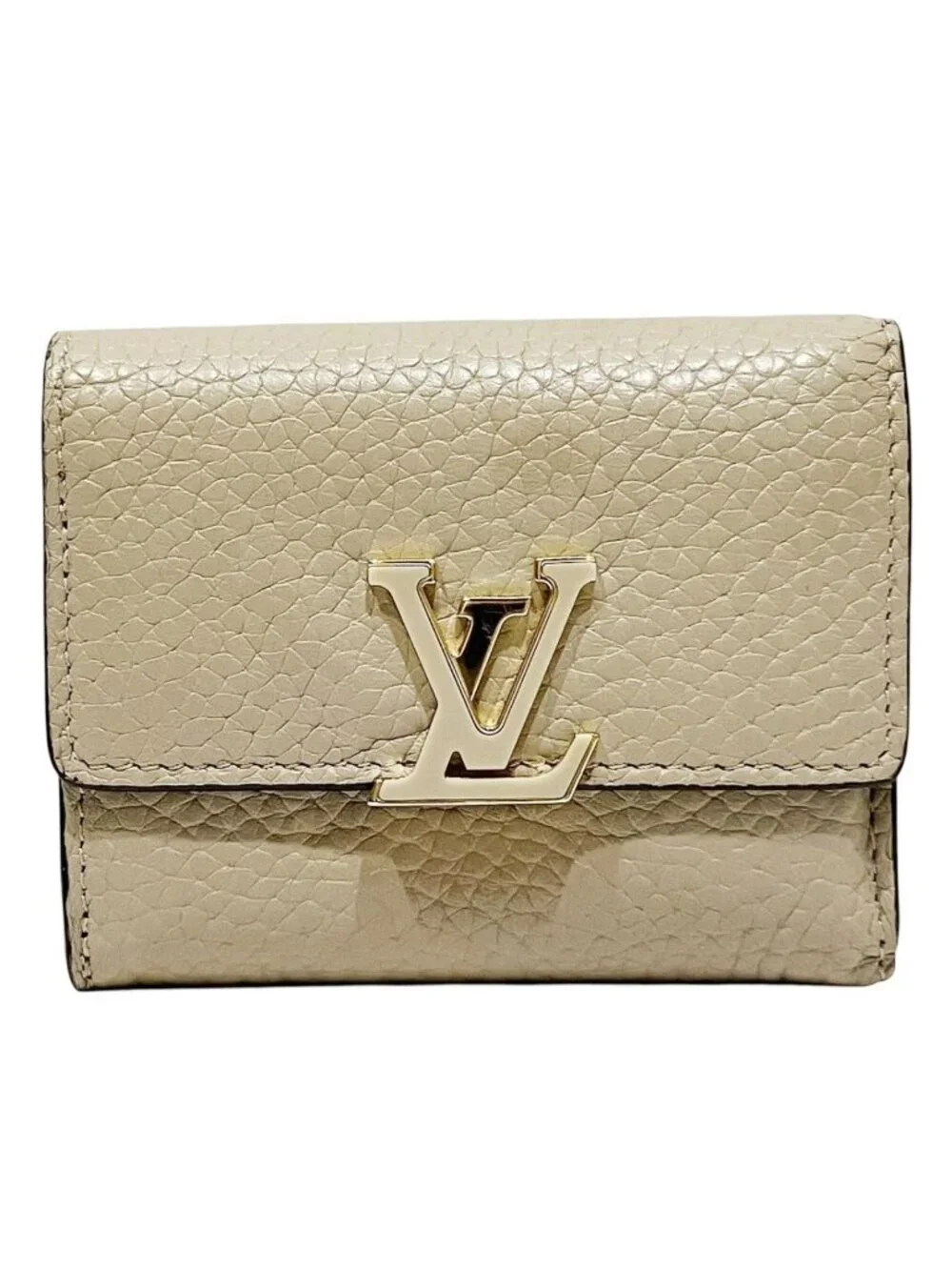 Louis Vuitton Portefeuille Capucines XS Trifold Wallet Taurillon Leather